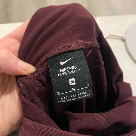 Nike pro hyper warm fleece lined women’s pullover - Picture 6 of 6